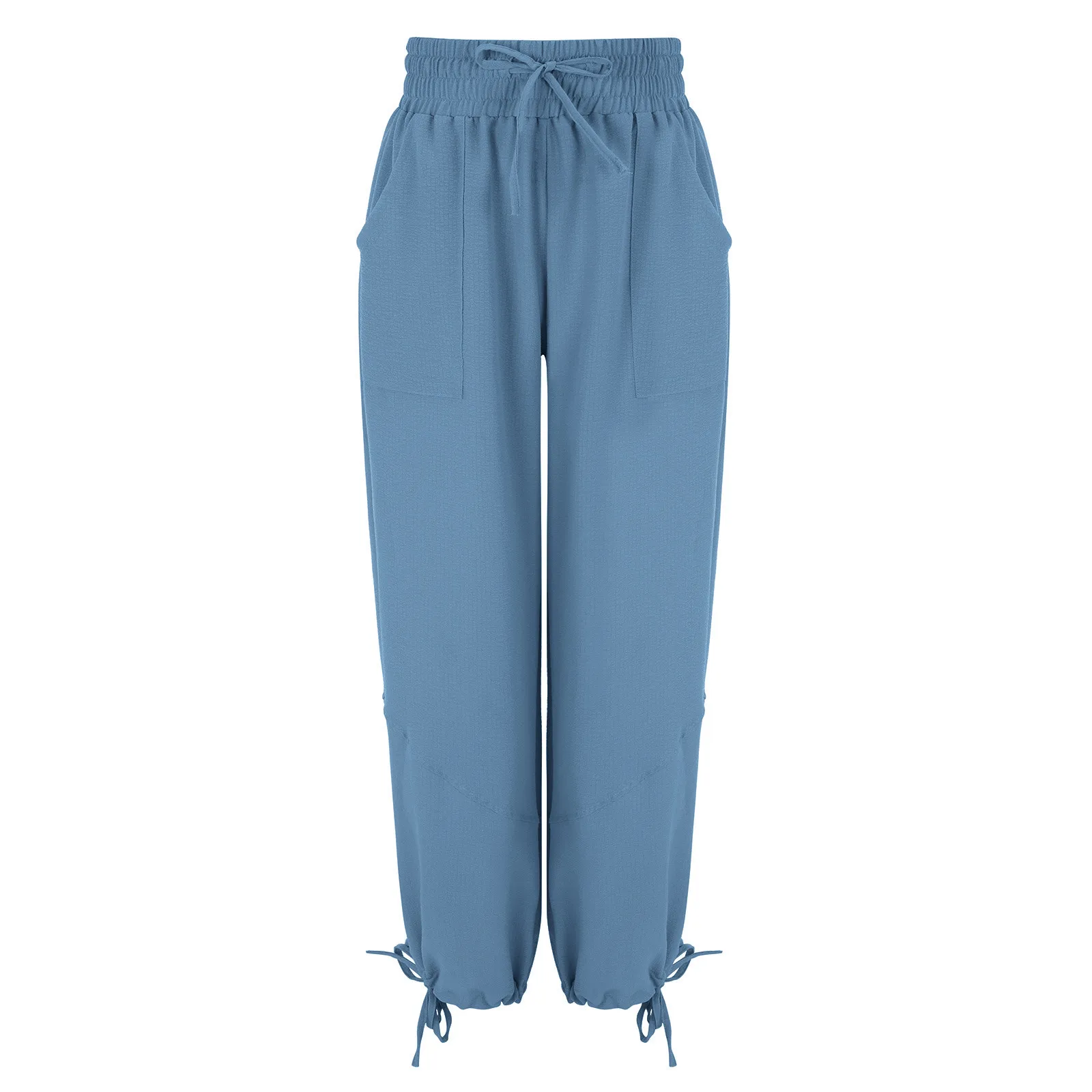 

Women Casual Baggy Pants With Pockets Oversized Wide Leg Trousers Boho Ants Pants Woman Clothing Pants For Women Cargo Pants