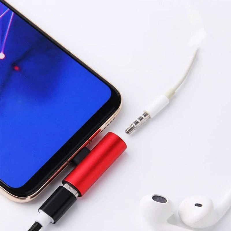 USB C에서 AUX 오디오 동금 변환기 USB C에서 3.5mm 여성 헤드폰 잭 및 S23 S22 S21 S20 Note 20 용 충전기 어댑터
