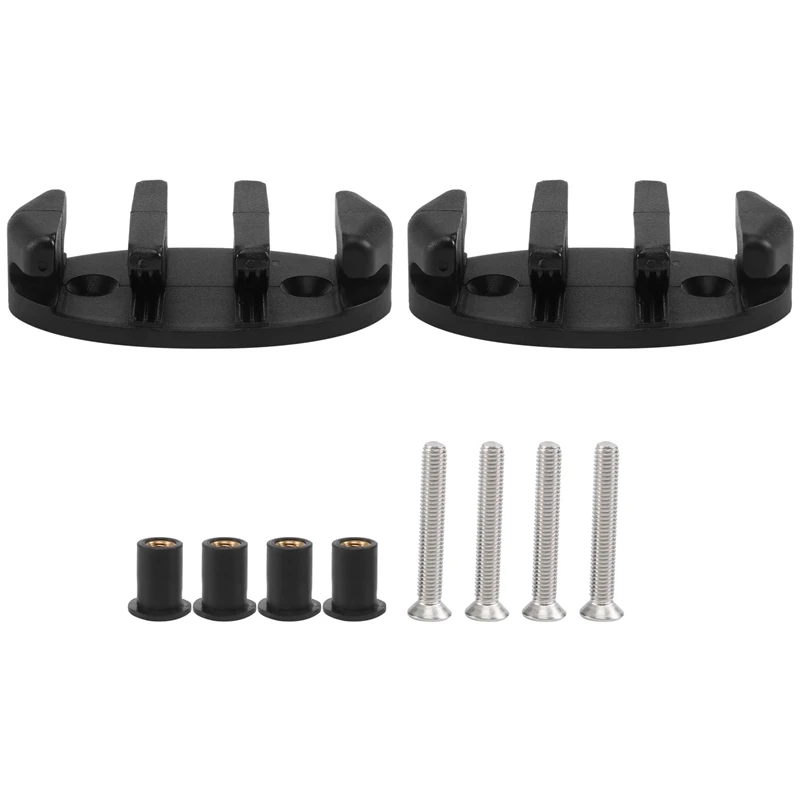 2 Pezzi Marine Zig Zag Anchor Trolley Cleat Rope Device Kayak Canoes Boat Decks Sostituzione Accessori Per Il Canottaggio