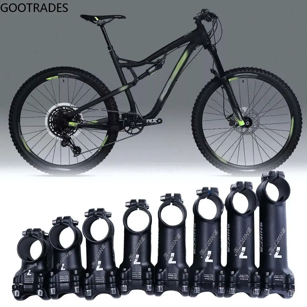 

45/55/65/70/80/90/100/110mm Length Stem MTB Accessories 31.8mm 7 Degree Handlebar Stem Bike Stem Bike Stem Riser Bicycle Stem