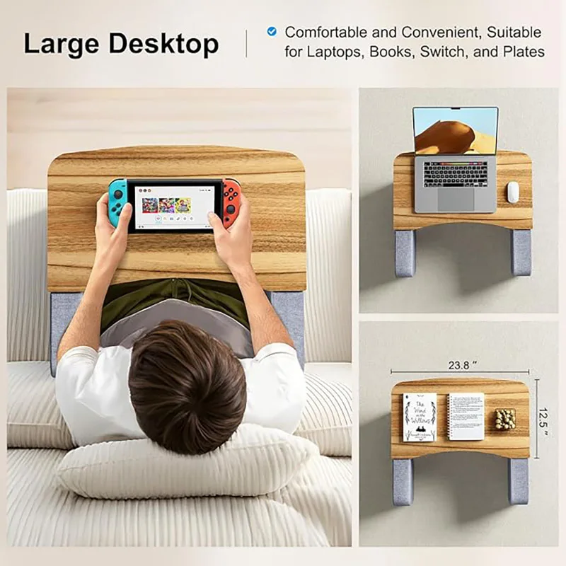 HPERGO Ergonomic Comfortable Removable Bed Table Laptop Desk Bed Table Desk Reading Pillow for Lap With Tablet laptop laptop stand