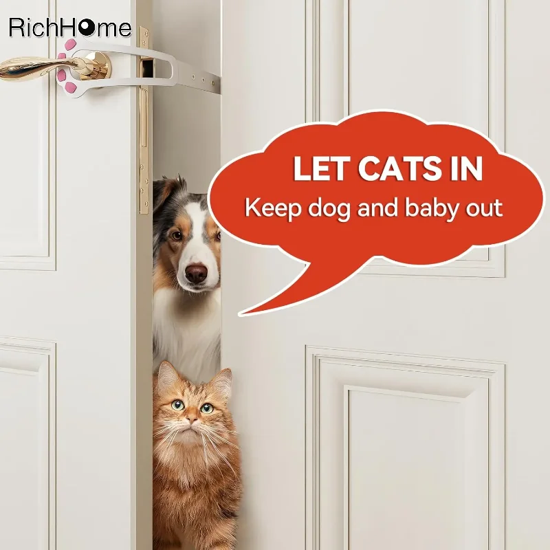 Pet Door Opener Adjustable Cat Door Holder Latch for Cats Supplies Keep Dog Out cat door pet door