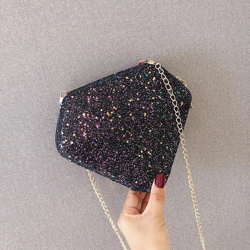 

ladies handbags designer Luxury Fashion Chain bags Mini Shell bag Pearl Sequin Banquet Shiny Purses Lady Messenger Bag Wallet