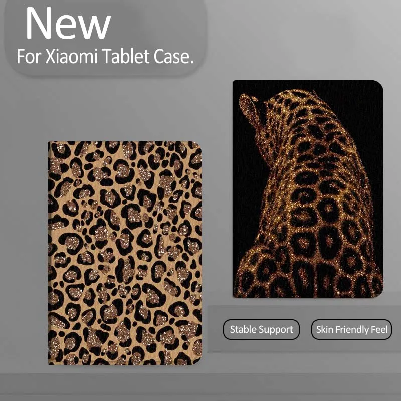 Golden Leopard Pattern Gift Tablet Case