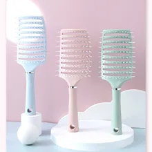  Sparerib Comb Women's Special Fluffy Hair Styling Comb Long Hair Curly Hair Massage Big Curved Comb Hard Hair Brush 
