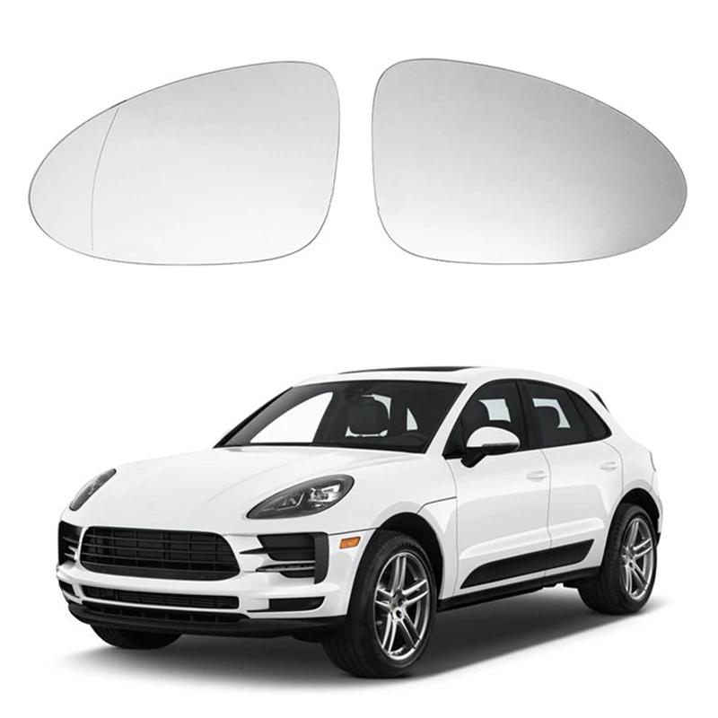 

2 шт. боковое зеркало двери с подогревом и подложкой для Porsche Macan 2014-2020 95B857521A 95B857522A