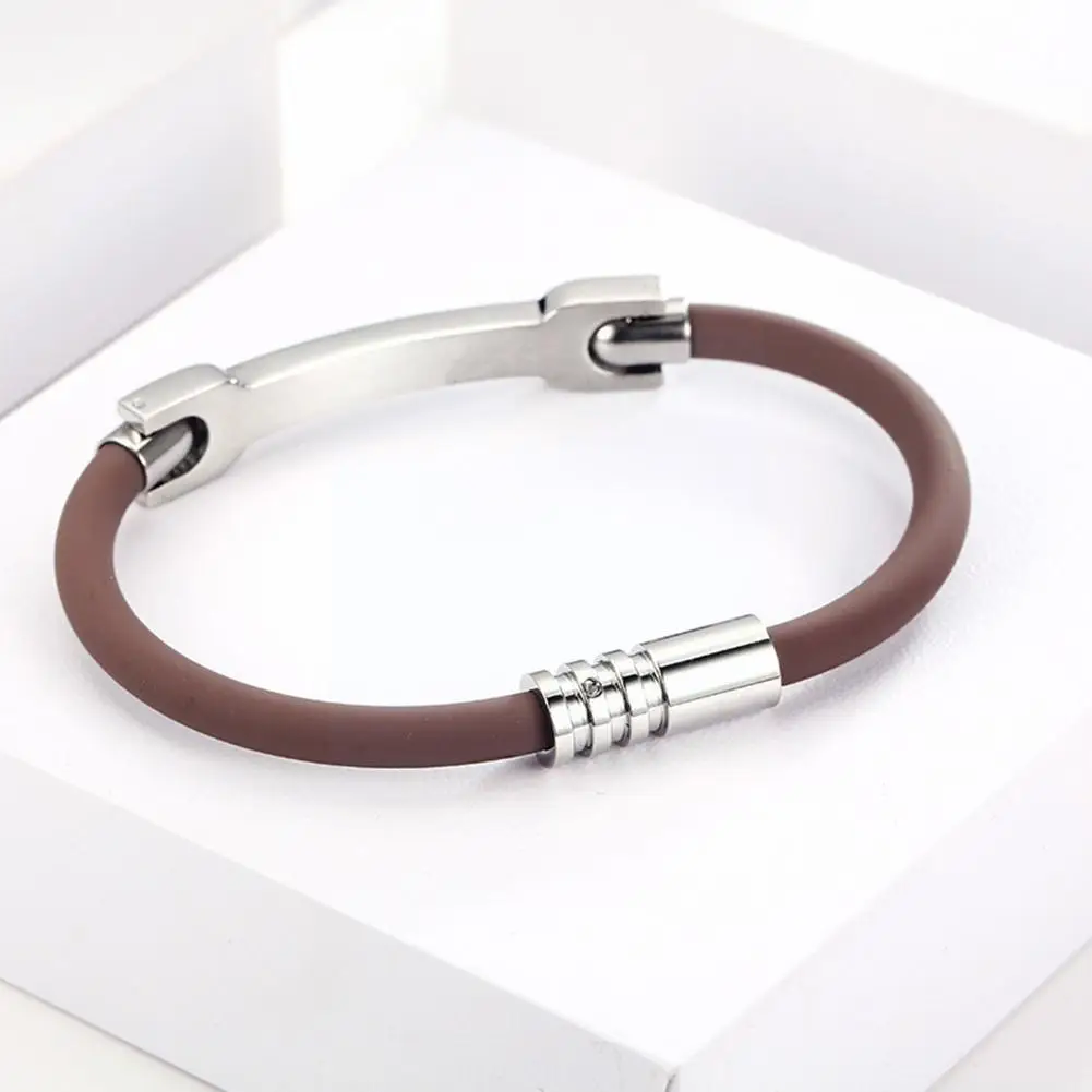 Winter Anti-static Silicone Bracelet Remove Body Static Ion Bracelet Sports Women Balance Wristband Energy Negative Men Cou H1Z5