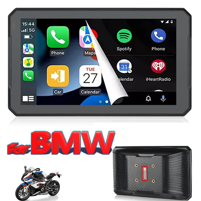 Android Auto for BMW Motorcycle Carplay M1000 XR R1200GS R1250GS S1000XR S1000RR R1300GS Wireless Navigation 7 Inch