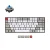 Keychron K2 N 75% Layout 84 Keys Bluetooth Mechanical Gaming Keyboard Multitasking Type-C Wired Non-Backlight Hot-Swappable 