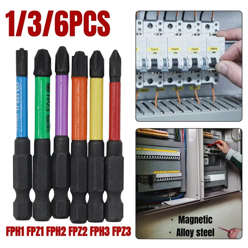 

65/110/150mm Magnetic Special Slotted Cross Screwdriver Bit For Electrician Circuit Breakers FPH FPZ Socket Switch Hand Tool