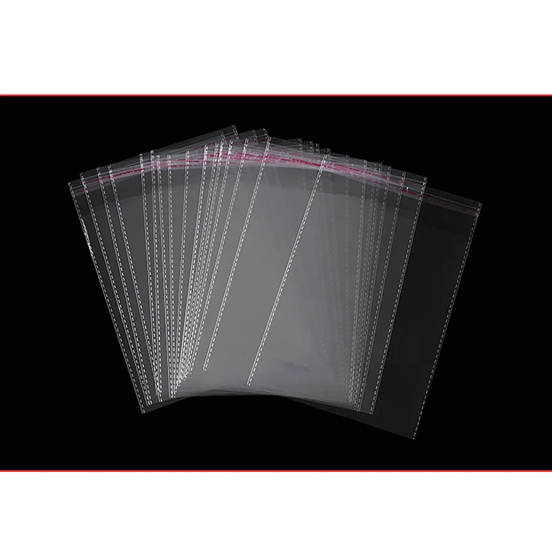 Clear Resealable Cellophane/BOPP/Poly Bags, Transparent Opp for Plastic Storage Bag, Self Adhesive Seal, 100Pcs, 30x40cm 3