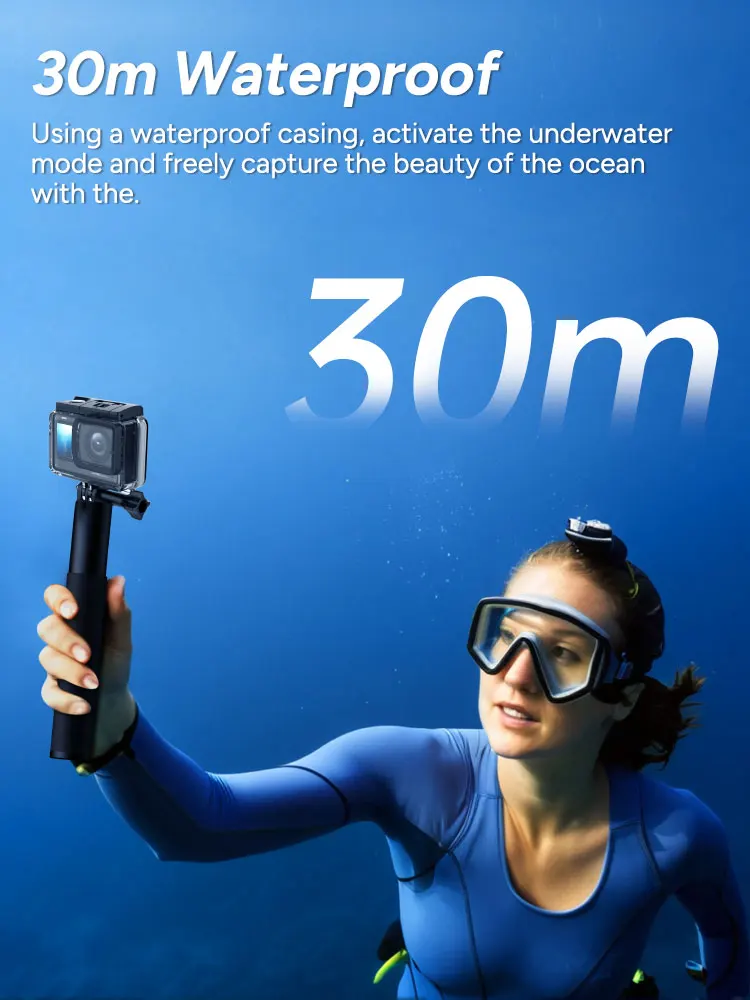 SJCAM SJ10 Pro Dual Screen Action Camera 4K 60FPS Six Axis Gyroscope Anti-Shake Waterproof 2.33" Touch Screen Sport Camera 5