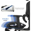 Ergonomic Mesh Office Chair with Foot Rest, Big and Tall Desk Computer Chair Adjustable Headrest and Armrest,  Capacity Reclin 5