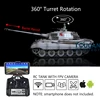 1/16 7.0 2.4G Henglong King Tiger RC Tank FPV 3888A 360 Turret Barrel Recoil Smoke Effect Armored Adult Toy TH17536-SMT7 1