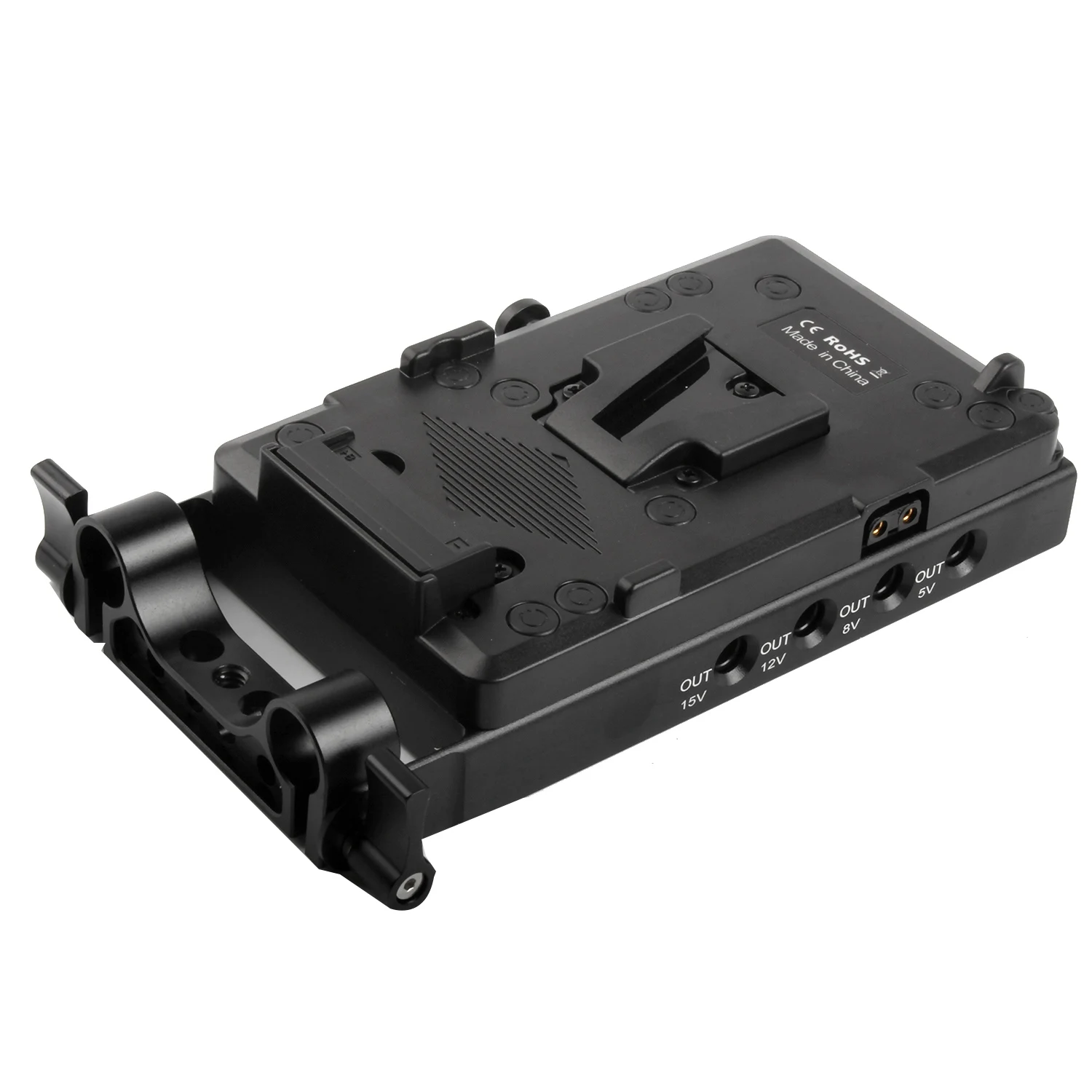 V Mount V-Lock Battery Plate Adapter for V Mount Battery Mounting Camera Video Light Monitor Audio Recorder