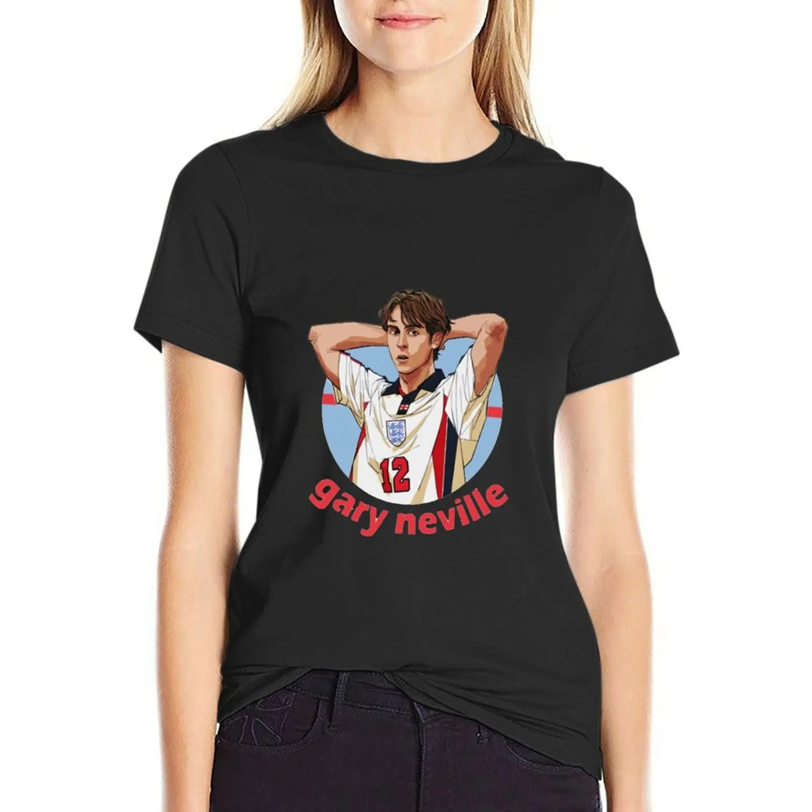 Gary Neville The Calm King T-Shirt customs design your own sweat sublime sports fans t-shirt dress for Women plus size sexy