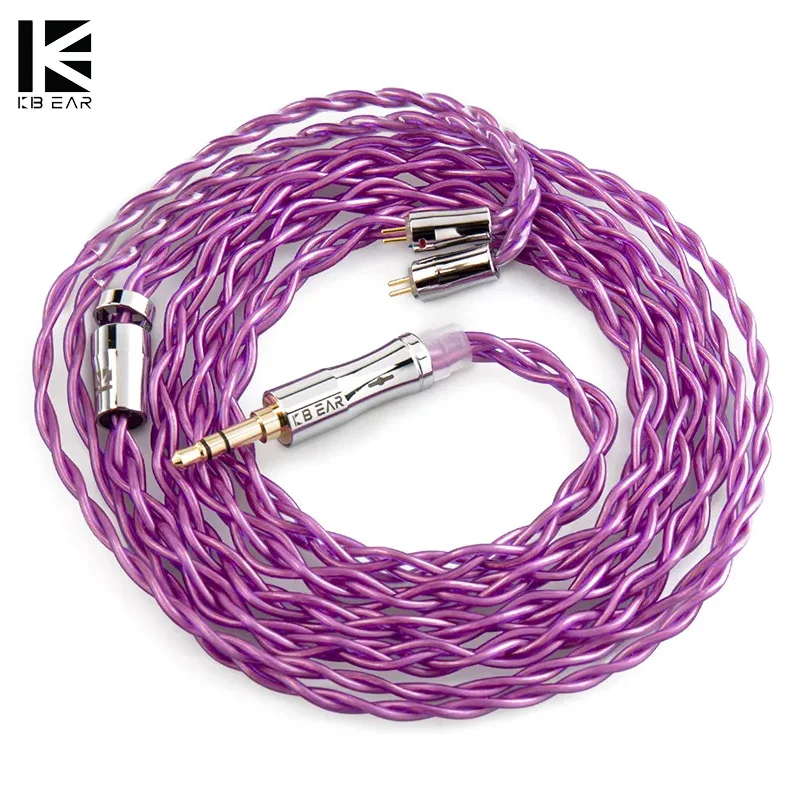 KBEAR ST12 Plus 1.2M Black Earphone Cable, 4N High-Purity OFC Silver-Plated Upgrade Earphones Wire For ZS10 PRO, ZSN PRO, Headphone, In-Ear Monitor - View #13