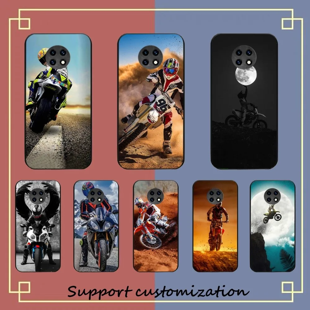 

Moto Cross motorcycle sports Phone Case For Redmi Note 4 X 5 A 6 7 8 Pro T 9 Pro 9S 10 Pro 11 Pro 11S 11Epro PocoM3pro