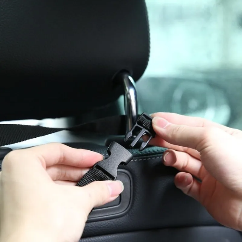 Car Seat Back Trash Holder Hang Litter Bag Garbage Storage Rubbish Container Oxford Cloth Car Waste Bins Cleaning Tools