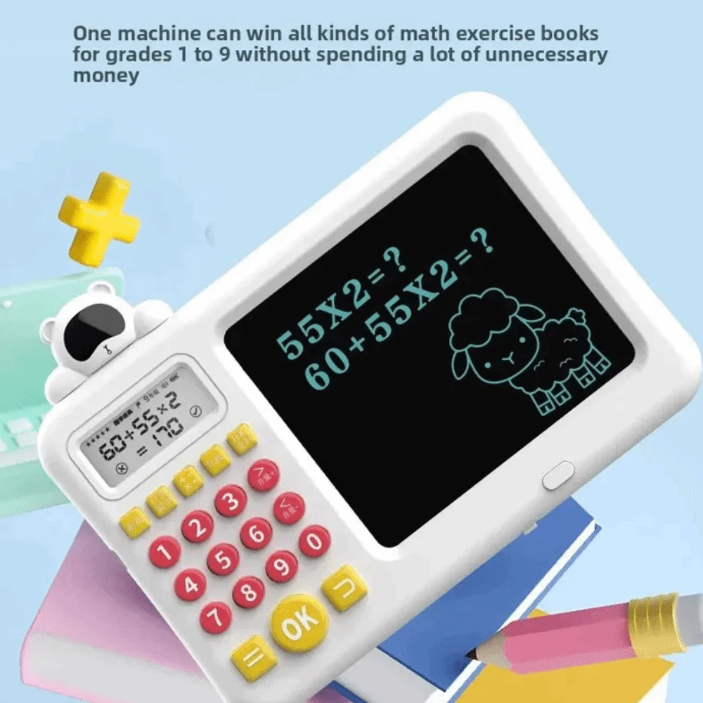 Learning Machine Early Education Oral Calculator LCD Screen Eye Protection Intelligent Oral Computer Multi-Functional Cartoon
