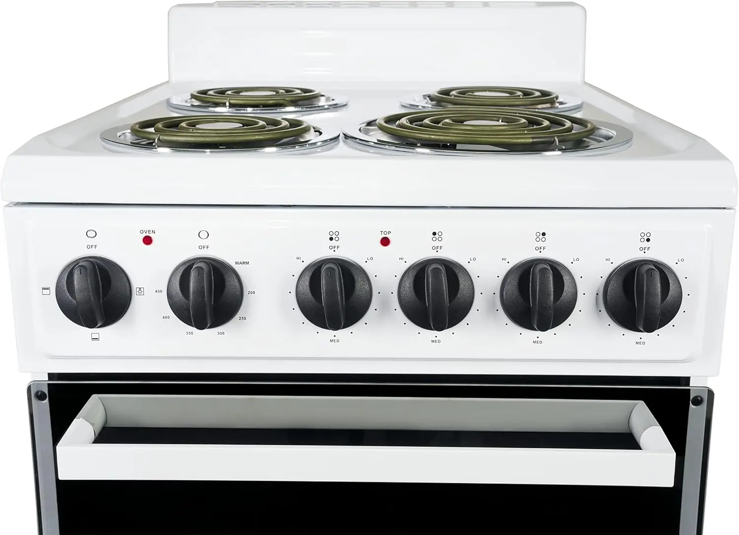 Premium 20" Electric Range with 4 Coil Burners and 2.2 Cu. 5