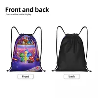 Custom Inside Out Movie Drawstring Bag Men Women Portable Gym Sports Sackpack Animated Training Backpacks 2