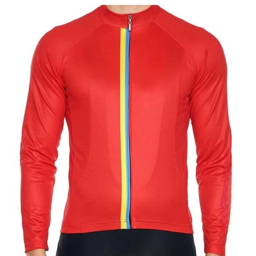 Maillot de ciclismo de manga larga para hombre Pro Team 2023, ropa transpirable para ciclismo de primavera y otoño