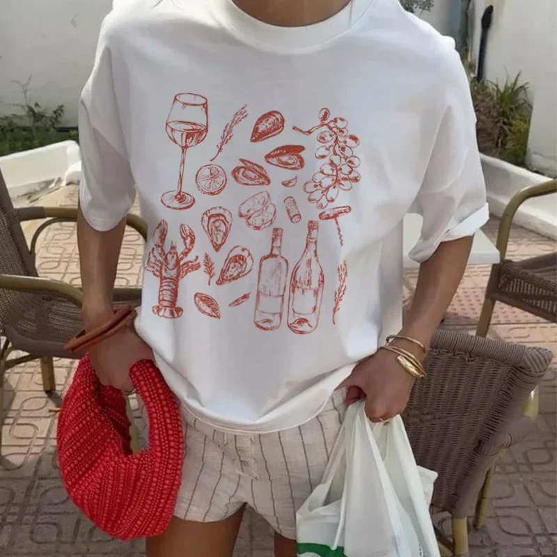 รูปสินค้า เสื้อยืดแขนยาวผ้าคอตตอน ใส่สบาย ดีไซน์เรียบหรู