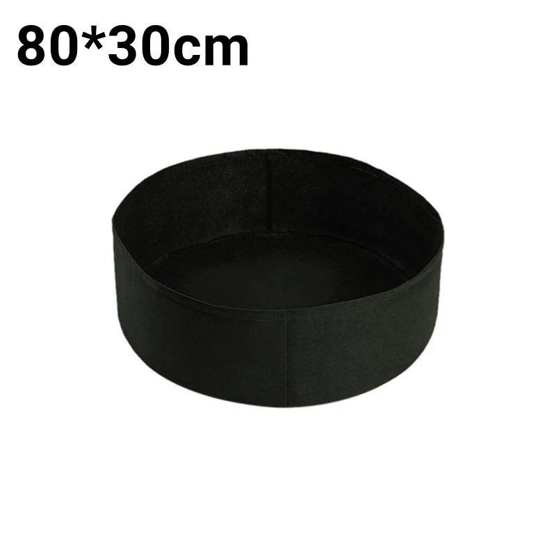 1Pcs Fabric Raised Garden Bed Square Garden Flower Grow Bag Vegetable Planting Bag Planter Pot With Handles For Plants Flower 