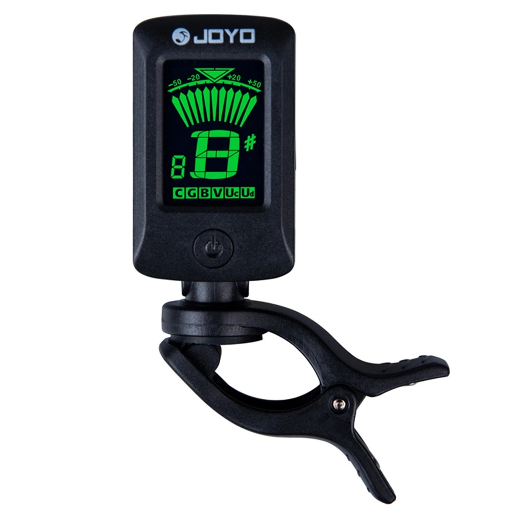 JOYO JT-06/12B Guitar Tuner Digital Clip-on Guitar Bass Violin Ukulele Tuner Electronic Tuner Guitar Parts & Accessories