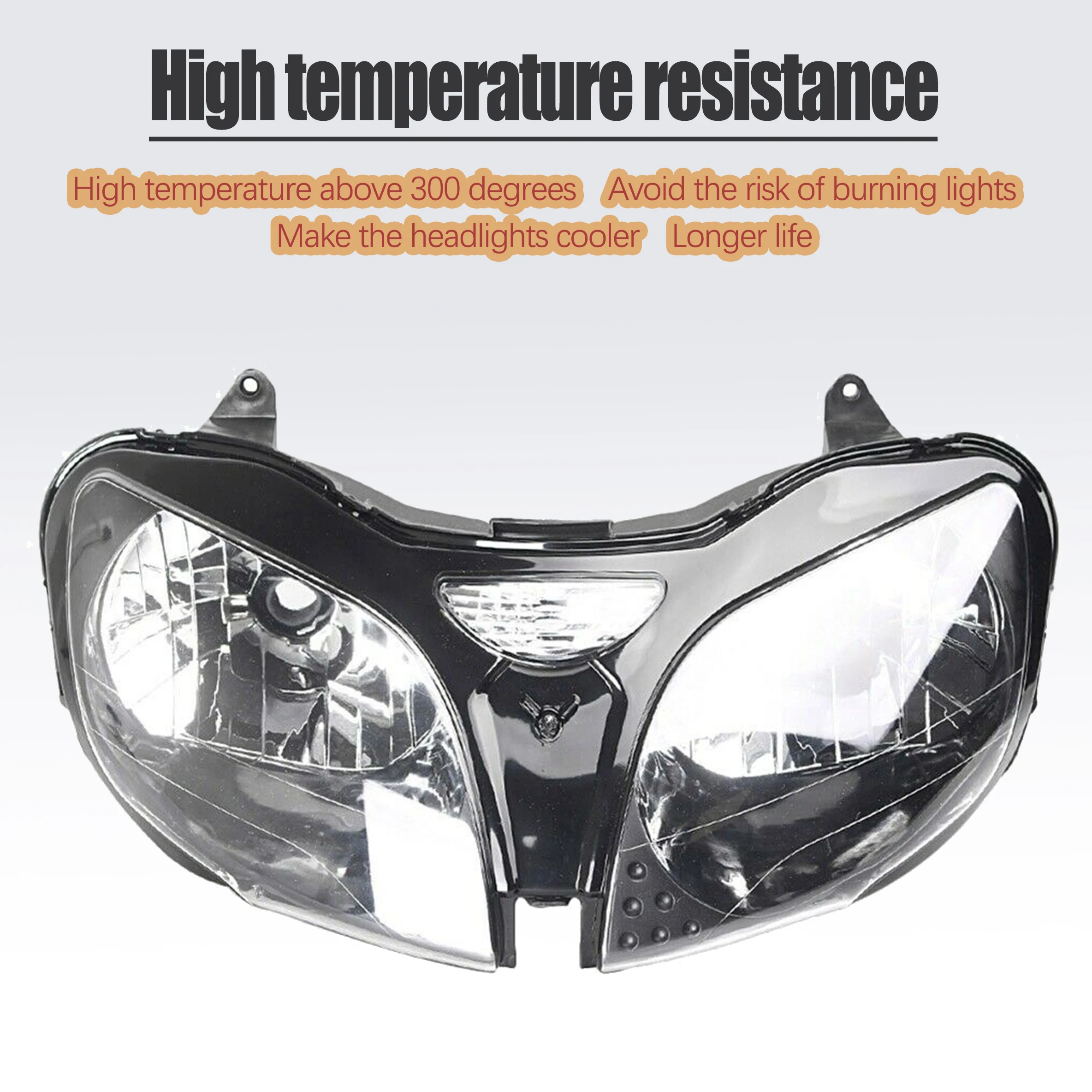 Motorcycle HeadLight Assembly Headlamp Fit For Kawasaki Ninja ZX6R 2000
