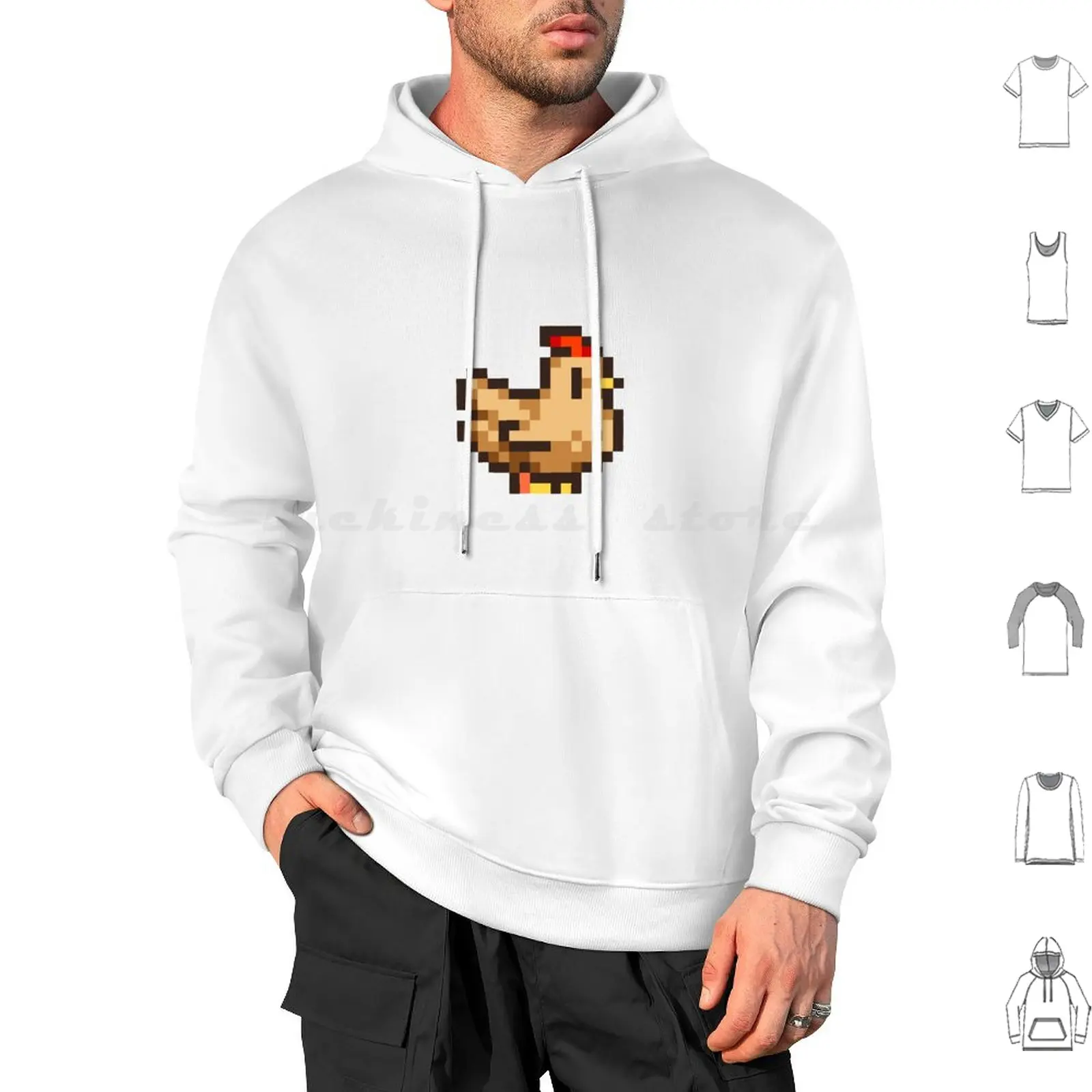 

Stardew Valley Chiken Hoodies Long Sleeve Stardew Valley Stardew Valley Stardew Valley Chicken Chicken Chicken 8Bit