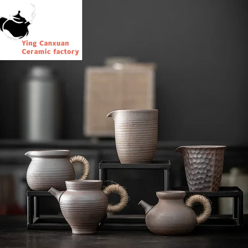 

Керамическая посуда, кувшин из старой глины, неглазурованная чашка для сервировки чая, кувшин для чая, чайная посуда кунг-фу, керамическая кувшин для Гонг дао Бэй