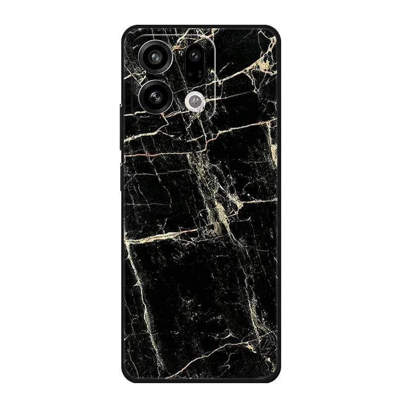 Sleek Black Silicone Soft Back Phone Case