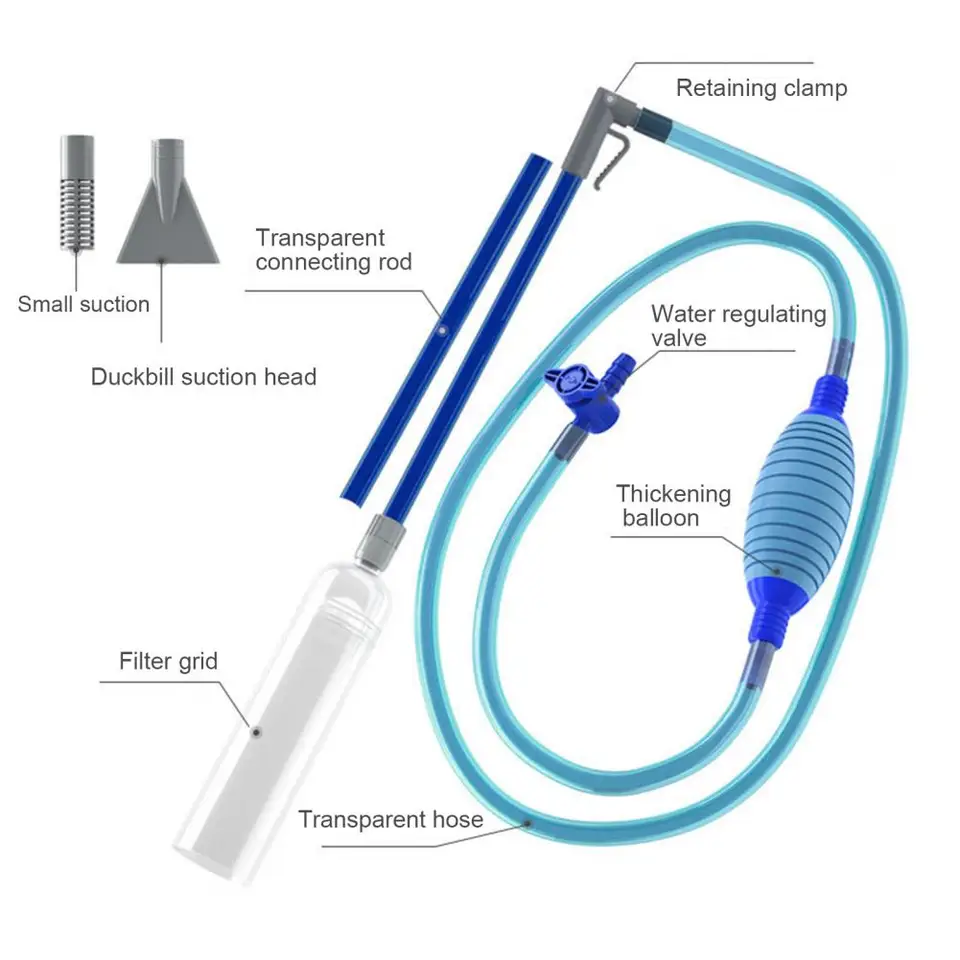 Aspirapolvere Manuale Per Vasca Idromassaggio E Piscina – A Sifone Con Tubo Da 300 Cm, Senza Elettricità