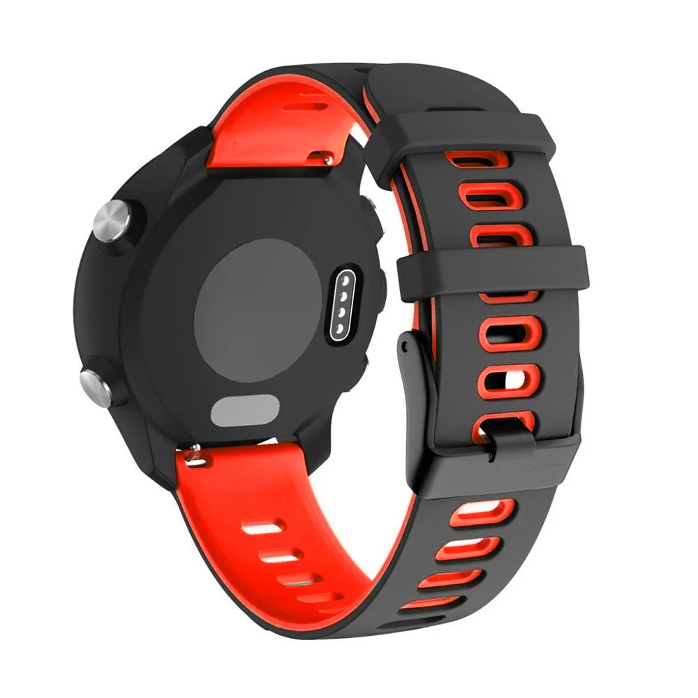 Silicone Sports Watchband 22mm - Adjustable Strap