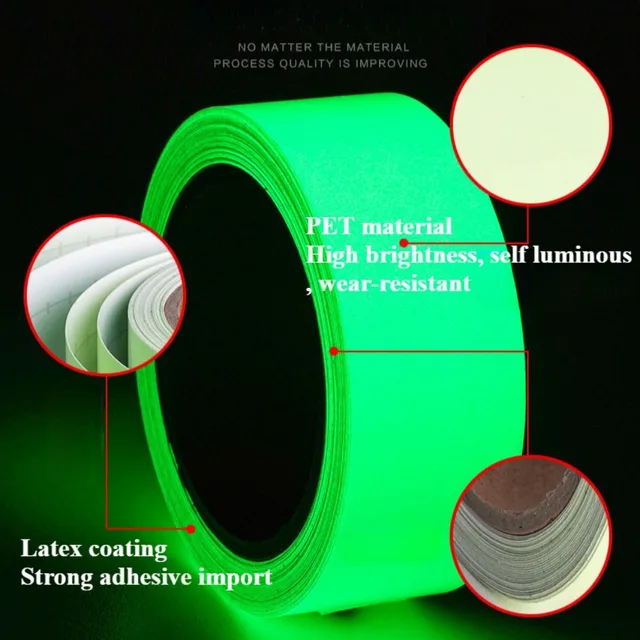 Cat luminous stickers adhesive tape night home indoor outdoor self  luminous fluorescent strips Stair warning tape DIY stage 5