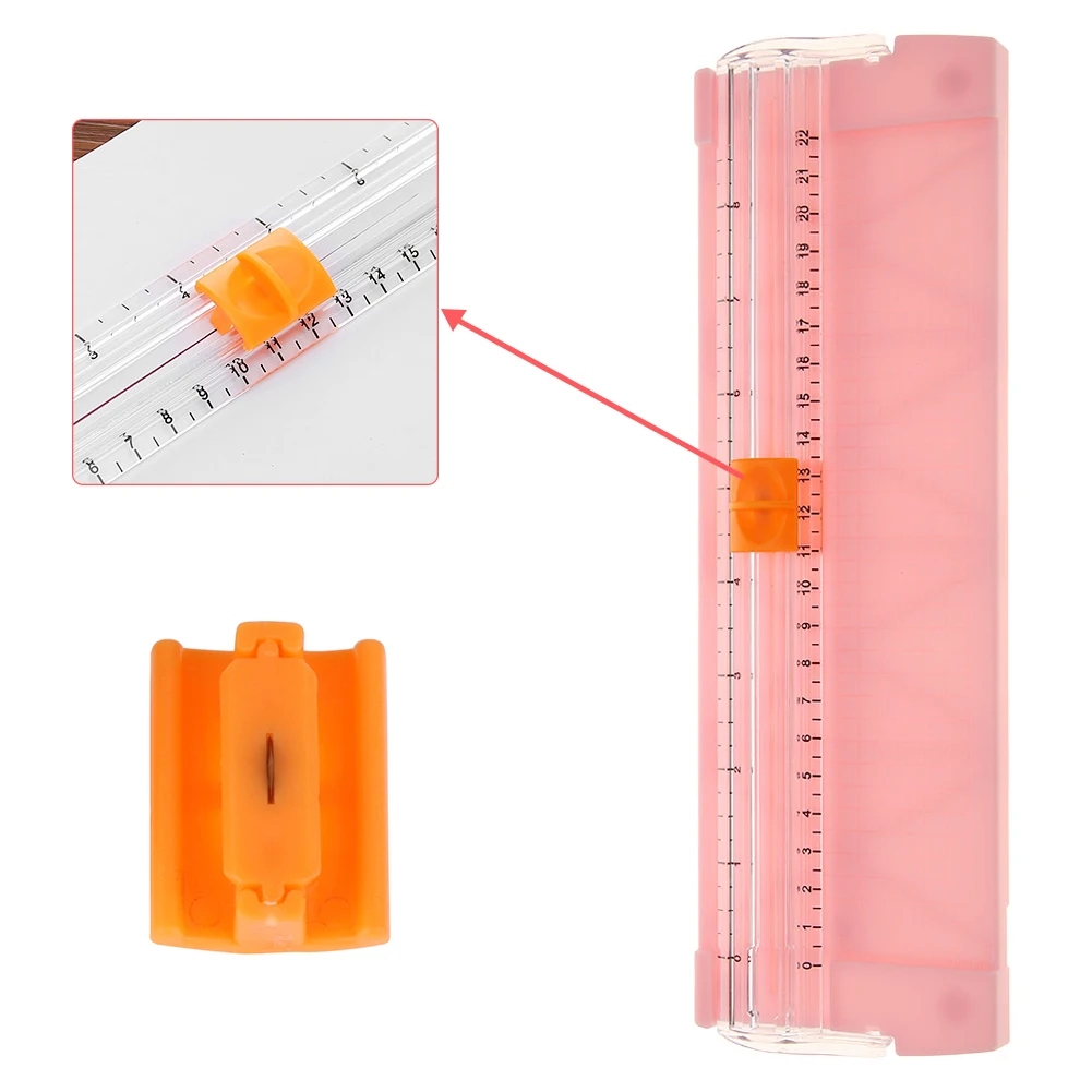 Description Picture 4 of itemPaper Trimmer Spare Knife Paper Blade Cutter Metal Blade Sliding Convenient with Automatic Security Safeguard for Paper Cutting