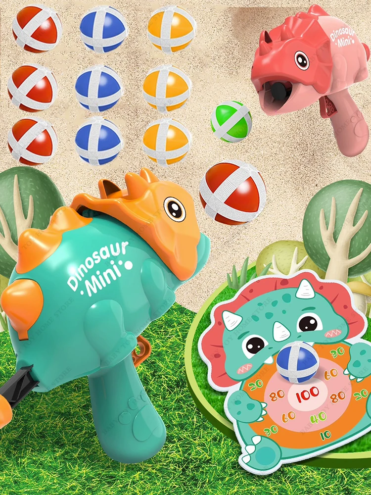 Dino Target Toy Play Set For Kids Shooting Gun Dart Board 14 Dino Target Toy Play Set For Kids Shooting Gun Dart Board