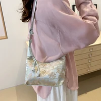 New Style Fine Embroidery Ladies Handbags Summer Fashion Shoulder Bag Crossbody Daily Party Tote Handbag for Women