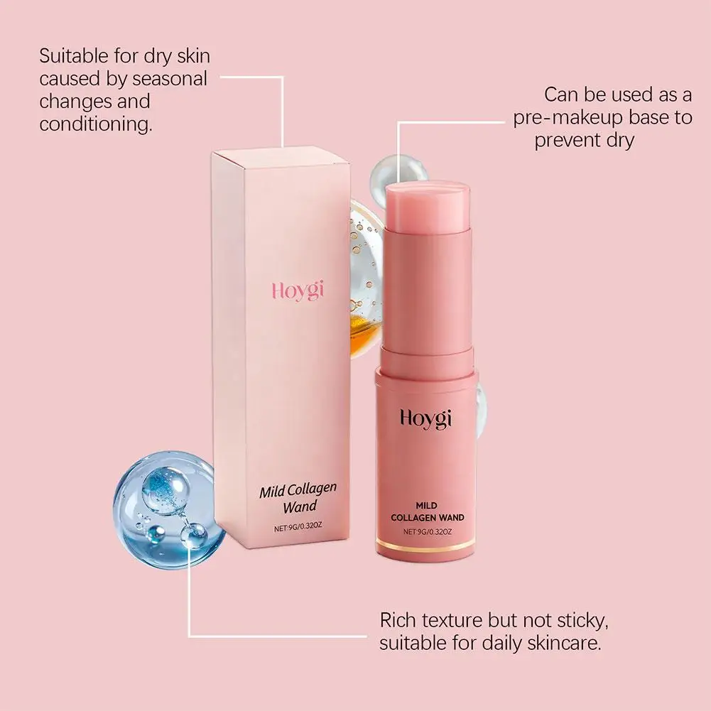 Collagen Skincare Stick Portable Pink Beauty Stick Hydrating Collagen Pink Stick Solid Moisturizi Face Cream Nourishin Sa0cf0eca1877497082ab0f4eed85005cS