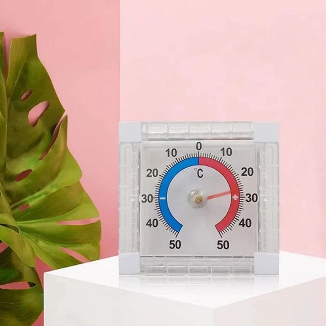 Thermometer Temperature Transparent Clear Outdoor Window Thermometer Clock  Weather Tool Dropshipping - AliExpress