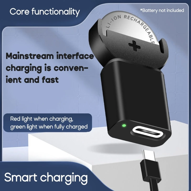 Rechargeable Li-Ion Coin Button Cell Battery Charger For LIR2032 LIR1632 LIR2032H battery charger battery charger adapter
