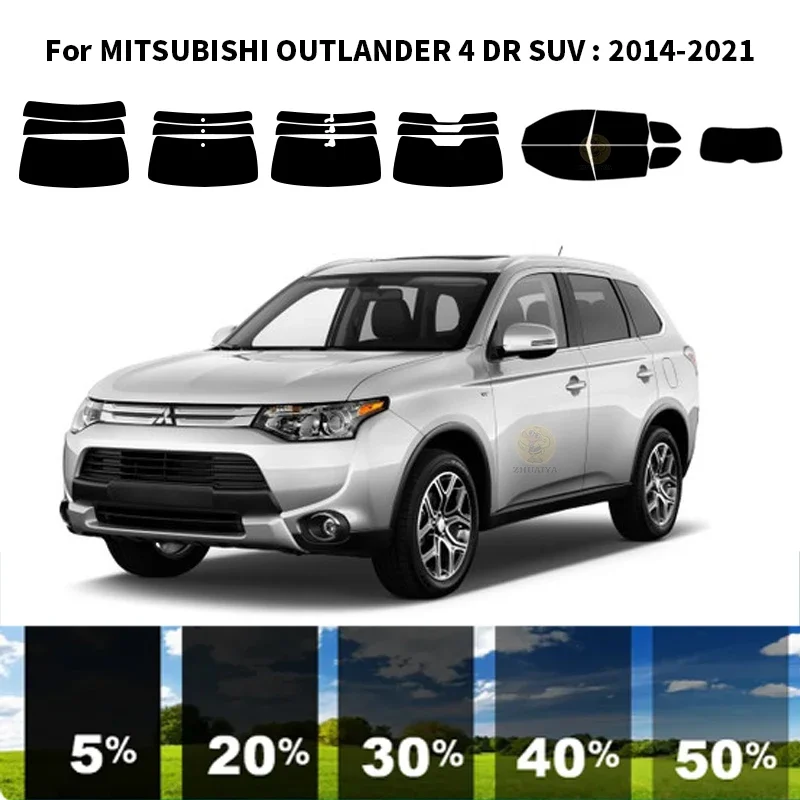 

Precut nanoceramics car UV Window Tint Kit Automotive Window Film For MITSUBISHI OUTLANDER 4 DR SUV 2014-2021