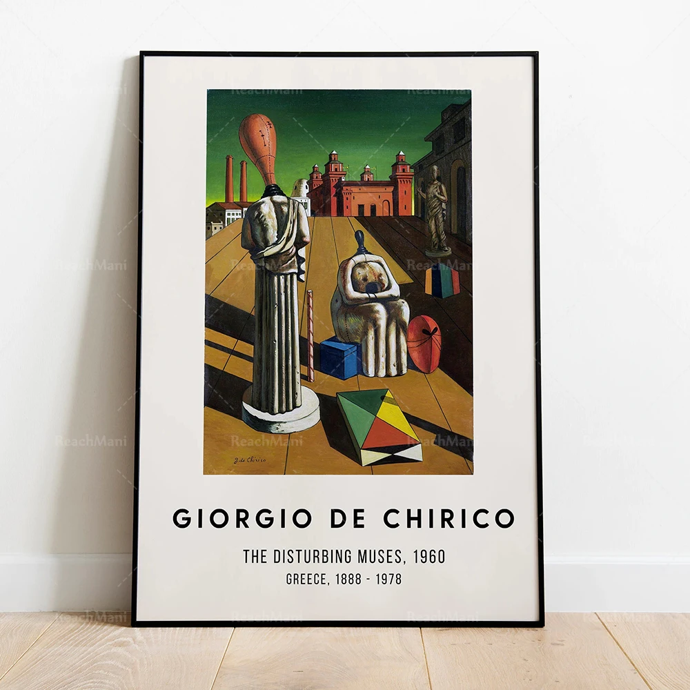 Giorgio De Chirico Poster | Canvas Painting Poster | Chirico Wall Prints -  Art Abstract - Aliexpress