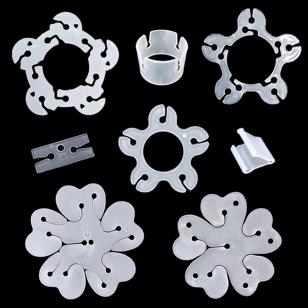50pcs Balloon Arch Clip Wedding Balloons Balloon Arch Folder Accessories Rings Buckle Plastic Flower Buckle balloon connector clips balloon arch set balloon arch kit