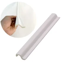 Self - Adhesive Foam Sealing Strips for Doors - Windbreak and Soundproof Gap Filler Tape (White)