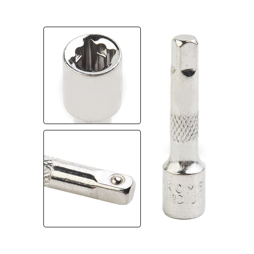 

Sleeve Wrench Extender Bar Silver Sliding Rod Small Square Rod Wrench 1/4 Inch 1Pc Adapter Ratchet Socket Durable