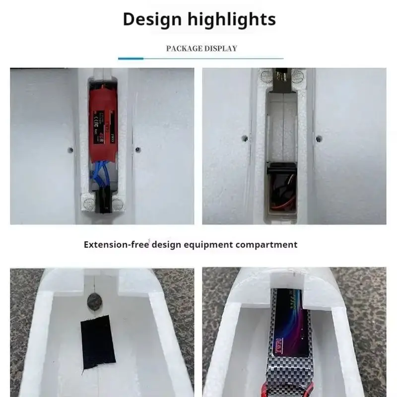 Surfer Mini X8, modèle facile à piloter pour débutants, 6 canaux, envergure de 800 mm, en EPO résistant aux chocs, livré assemblé et télécommandé._voghion.com
