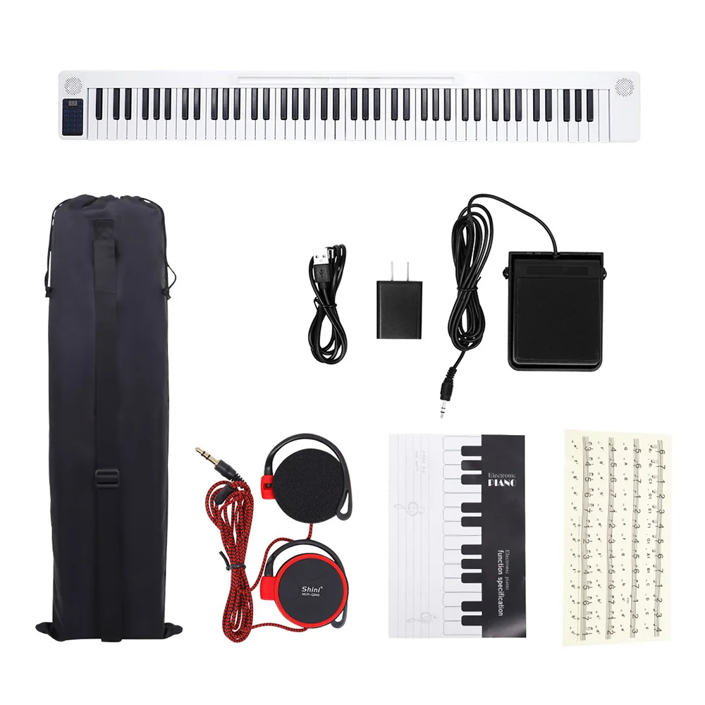 Costzon 88-Key Weighted Piano Keyboard Full Size, Portable Midi